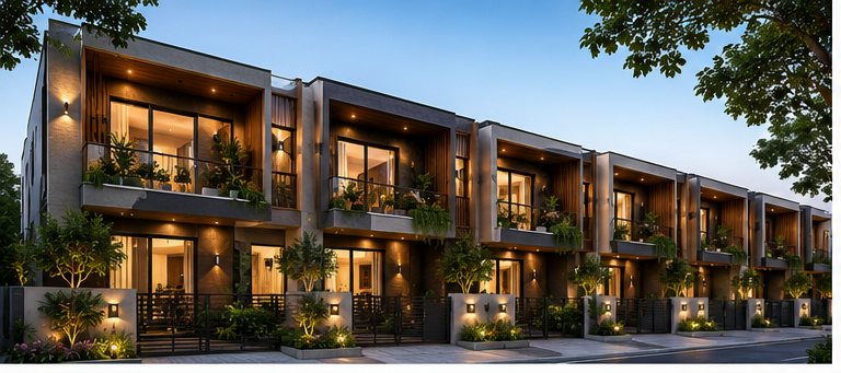 Row House View 1