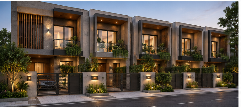 Row House View 5